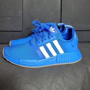 New Adidas Nmd R1 J Glow Blue